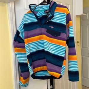 Striped Patagonia Synchilla mens size small